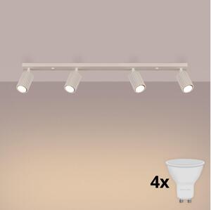 Brilagi - LED Bodové svítidlo CRESTO 4xGU10/10W/230V krémová