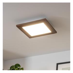 Brilagi - LED Stropní svítidlo SLIMFRAME WOOD LED/25W/230V 34x34 cm tmavě hnědá