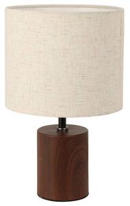 Stolní lampa JILL 2 písková/tmavě hnědá