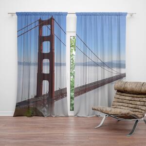 Sablio Závěs Golden Gate v mlze: 2ks 140x250cm