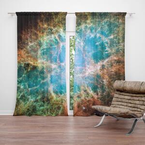 Sablio Závěs Vesmírná abstrakce: 2ks 140x250cm
