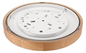 Stropní svítidlo OAK SLIM 2xE27/60W/230V dub pr. 37 cm