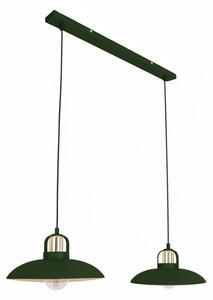 Brilagi - LED Lustr na lanku FLAMENGO 2xE27/60W/230V zelená