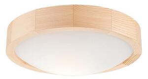 Stropní svítidlo NATURAL SLIM 1xE27/60W/230V pr. 27 cm borovice