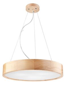 Lustr na lanku NATURAL 3xE27/60W/230V pr. 47 cm borovice