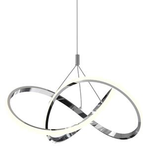 ONLI - LED Lustr na lanku LOOP LED/40W/230V 4000K lesklý chrom