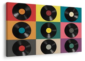 Obraz retro vinylové desky