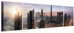 Obraz - Panorama Dubaje (170x50 cm)