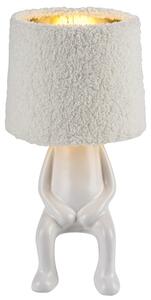 Stolní lampa SMURFY krémová
