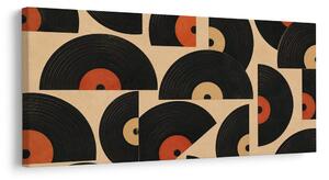 Obraz stylové vinylové kruhy