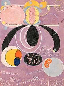 Obrazová reprodukce The 10 Largest No.6 (Purple Abstract) - Hilma af Klint, (30 x 40 cm)