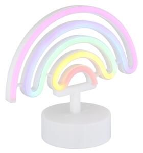 Stolní LED lampa PELANGI bílá/vícebarevná