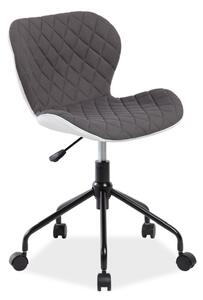 Kancelářské židle RINO, šedá/bílá