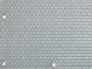 Balkonová ratanová zástěna s očky MALMO, světle šedá, výška 90 cm šířka různé rozměry 1300 g/m2 MyBestHome Rozměr: 90x200 cm