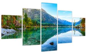 Obraz - Jezero Hintersee (125x70 cm)
