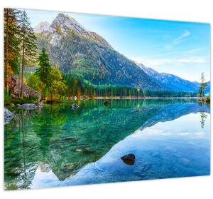 Obraz - Jezero Hintersee (70x50 cm)