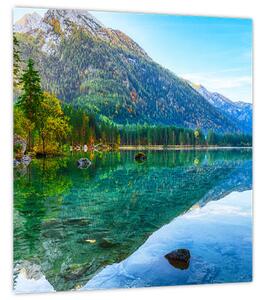Obraz - Jezero Hintersee (30x30 cm)