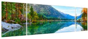 Obraz - Jezero Hintersee (170x50 cm)