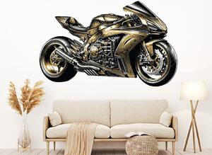 Zlatá motorka arch 47 x 29 cm