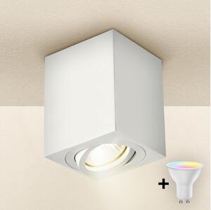 Brilagi - LED RGBW Stmív. bodové svítidlo MIA 1xGU10/4,8W/230V 100x80 mm bílá