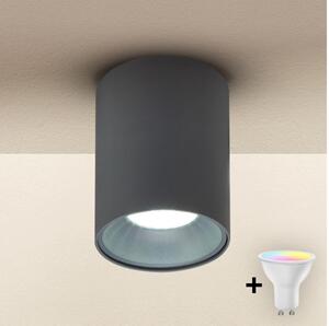 Brilagi - LED RGBW Stmív. bodové svítidlo TRINE 1xGU10/4,8W/230V antracit