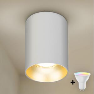 Brilagi - LED RGBW Stmív. bodové svítidlo TRINE 1xGU10/4,8W/230V bílá/zlatá