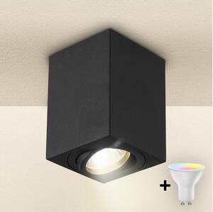 Brilagi - LED RGBW Stmív. bodové svítidlo MIA 1xGU10/4,8W/230V 100x80 mm černá