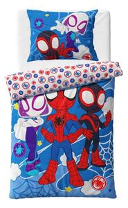 Mikroplyšové povlečení Spidey Úžasní přátelé 140x200, 70x90 cm