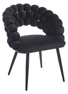 Designová jídelní židle GERTI - černá