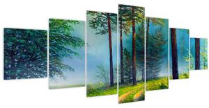 Obraz - Olejomalba krajiny (210x100 cm)