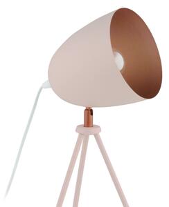 Eglo 49727 - Stolní lampa CHESTER 1xE27/60W/230V bílá/měděná