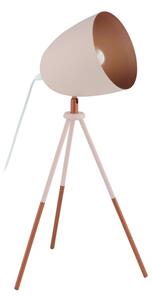 Eglo 49727 - Stolní lampa CHESTER 1xE27/60W/230V bílá/měděná