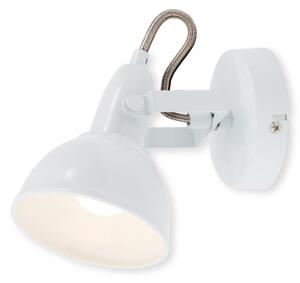 BRILO 2049-016 Bodové svítidlo pr. 10 cm 1x E14 40W bílé - BRILO