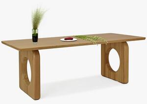 Designový jídelní stůl dub 220 x 95 cm