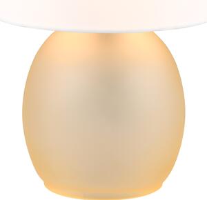 Stolní lampa VELA bílá/žlutá 2