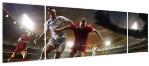 Obraz - Fotbalisté v akci (170x50 cm)