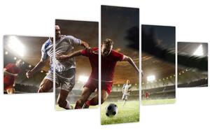 Obraz - Fotbalisté v akci (125x70 cm)