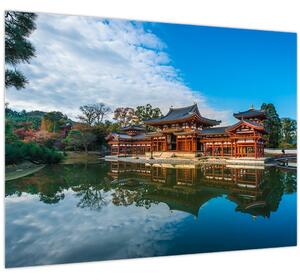 Obraz - Chrám Byodo-in, Japonsko (70x50 cm)