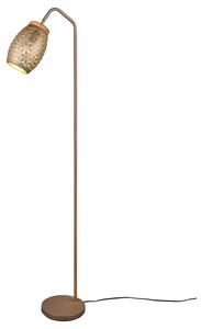 Stojací lampa BIDAR hnědá/přírodní
