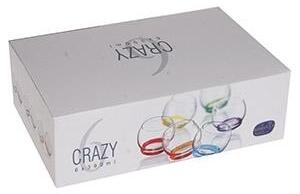 BOHEMIA CRAZY SKLENICE 390ML SADA 6 KS