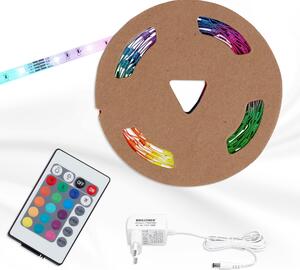 BRILO 2267-090P RGB LED pásek 300 cm 0,11W bílé - BRILO