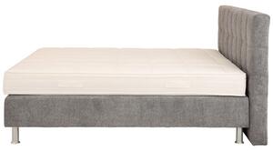 POSTEL BOXSPRING, 180/200 cm, textil, šedá Beldomo - Sleep - Postele boxspring