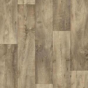 Vesna | PVC podlaha TEXALINO SUPREME 991 L Pristine Oak na filcu (Vesna), šíře 400 cm, PUR, šedá