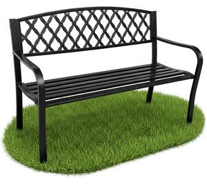 Zahradní lavička PLANTORA - černá