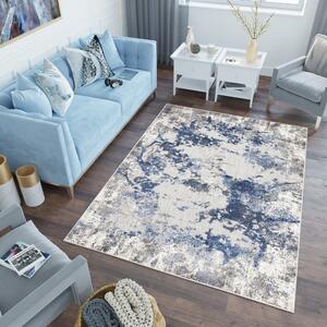 Makro Abra Moderní kusový koberec AVENTURA ED15A Abstraktní šedý modrý Rozměr: 120x170 cm
