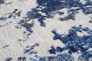 Makro Abra Moderní kusový koberec AVENTURA ED15A Abstraktní šedý modrý Rozměr: 80x200 cm