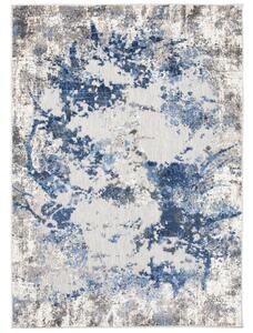 Makro Abra Moderní kusový koberec AVENTURA ED15A Abstraktní šedý modrý Rozměr: 80x200 cm