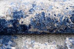 Makro Abra Moderní kusový koberec AVENTURA ED15A Abstraktní šedý modrý Rozměr: 80x150 cm