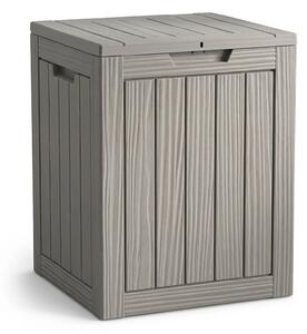 Zahradní voděodolný úložný box TOXORA - šedý