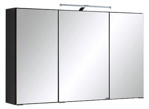 ZRCADLOVÁ SKŘÍŇKA, barvy grafitu, 100/64/20 cm Held - Koupelnové série, Online Only